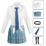 Cosplay Anime Minu riietus Kallis Marin Kitagawa JK vormis&auml;rk, seelik, kost&uuml;&uuml;m Halloweeni karnevali &uuml;likond, kost&uuml;&uuml;mid, kost&uuml;&uuml;mid XS