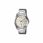 Casio STANDARD Seeria &Auml;ripindur Kvartsmehhanism Roostevabast Terasest Rihm Jaapani ja Korea Kell Meestele;s Kell Valge sihverplaat MTP-1370D-7A2 valge