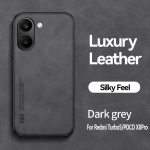 EUCAGR PU Nahast Magnetiline P&otilde;rutuskindel Tagakate Xiaomi POCO X8 Pro Maxile Metallplaadiga Telefonikarp Xiaomi POCO X8Pro jaoks POCO X8 Pro must