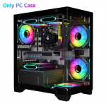 M-Atx/Itx l&auml;bipaistev isetehtud arvuti&uuml;mbris 270 kraadi klaasist lauaarvuti &uuml;mbris HD+Ssd Atx toiteallikas USB 3.0 340 mm graafikakaardid