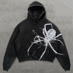 BeatStreet Ameerika High Street Moer&otilde;ivad T&auml;navahiphop Vabaaja Huppar Meestele ja Naistele Y2K Harajuku Retro Kirjadega Dressipluus XXL gray