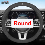 Nahast autojuhtimiskangi kate Lexus LX RX ES NX TX IS 2013 - 2019 2020 2021 2022 2023 2024 2025 jaoks Auto siseaksessuaarid