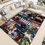 Legend Star Hip Hop Rapper Kunstiline Vaip Vaipkate Kodu Elutuba Magamistuba Diivan Uksematt Kaunistus, Laste M&auml;nguala Vaip Libisemiskindel P&otilde;randamatt 80x120cm