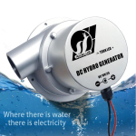 Meteor 100W/50W/36W Kaasaskantav veej&otilde;u generaator H&uuml;droelektrijaam 36V/18V DC 12V/24V aku jaoks V&otilde;rgust eemalolekuks Telkimine Water Turbine Only