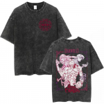 Anime Jojo Bizarre Adventure Vintage Pesitud T-s&auml;rk Killer Queen Graafilised T-s&auml;rgid Mehed Naised Puuvillased L&uuml;hikeste Varrukatega T-s&auml;rgid S mitmev&auml;rviline