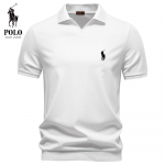 Ralph Lauren tikandiga suvine Tencel meeste polos&auml;rk Vana raha stiilis siidine libe kukkumistunne &auml;riinimesed kotkakrae polos&auml;rk S