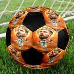 1 tk Lionel Messi jalgpall Suurus 5 Sisejalgpall Moodne V&auml;rviline Tagahoovi m&auml;ng - Suurep&auml;rane spordif&auml;nnidele kingituseks HE36 brown