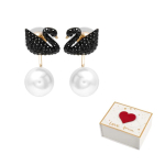 Swarovski Luige K&otilde;rvar&otilde;ngad Naistele Mustad white gift box black