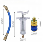 &Otilde;li/V&auml;rvi Sissepritseaparaat 30ml 1oz Auto Kliimaseadme Madalr&otilde;hu Kiir&uuml;hendusadapter 1/4 tolli Autode Kliimaseadme Sissepritsepump T&ouml;&ouml;riistakomplekt