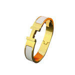 Klassikaline Lihtne Mood Unisex Kerge Luksus Trend Armastus Kodu T&auml;ht Titaanterasest K&auml;ev&otilde;ru Ehted Igap&auml;evane Kandmisaksessuaar 19#12MM beige