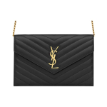 Saint Laurent Cassandre Kettrahakott Noir Naiste Rahakotid Must 377828-AAA44-1000 Box(Basic Set+Box) black
