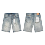 Trendikas br&auml;nd PURPLE BRAND JEANS Euroopa ja Ameerika high street laiad mitmek&uuml;lgsed teksap&uuml;ksid l&uuml;hikesed meestele ja naistele 34 gray