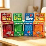 Needoh Soda Teemaline Pehme Kuubik Geel Stressileevendav M&auml;nguasi &Auml;revusevastane Fidget Plokk Kollektsion&auml;&auml;ridele Lastele blue