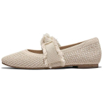 Skechers CLEO SNIP Kangast Mugavad Madalad Vabaajajalatsid Naiste Beež 158676-NAT 35 beige