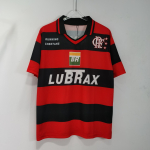 Brasiilia kontsert 99 aastat Flamengo kodune vabaaja lahtine jalgpall jalgpallis&auml;rk V-kaelusega l&uuml;hikeste varrukatega T-s&auml;rk puuvill M