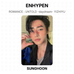 ENHYPEN ROMANTIKA : UNTOLD -unistus- YIZHIYU Ametlik fotokaart SUNGHOON