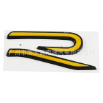 BSK1 2026 Kuum VOLKSWAGEN VW Uue R Embleemi jaoks Auto Metallkere Tagumine Pagasiruum Kleebis Auto Iluv&otilde;re Embleem Volkswageni VW GTI Rline jaoks Pol fl2 black
