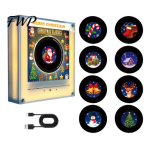 128MB m&auml;luga plaadim&auml;ngija magnet, vin&uuml;&uuml;lk&uuml;lmkapimagnet, 9 programmeeritava plaadiga, m&auml;lu, ilma muusikata, LED-&ouml;&ouml;lambi komplekt, NFC magnetiline kohandatud Not rotatable