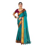 Paramparik Textile Naiste Kanjivaram pehme siidist saree koos pluusit&uuml;kiga ( Rama) 5.50.80 vaarika