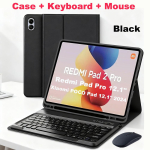 Kaitse&uuml;mbris Redmi Pad 2 Pro 12.1 / Redmi Pad Pro 12.1-tollisele, Bluetooth-klaviatuuriga kate POCO Pad 12.1-tollisele 12.1-inch&English