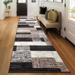 Kaasaegne geomeetriline jooksumatt libisemiskindel pestav matt vaip esikusse, k&ouml;&ouml;ki, elutuppa, magamistuppa, kodu kaunistuseks 60x240cm 24x94inch