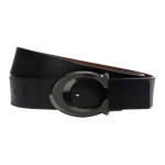 Coach Avant-Garde peidetud pandlaga nahast v&ouml;&ouml; meestele Must Laius 3,8 cm 91305 must