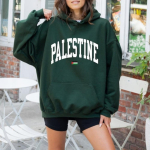 PALESTIINA Hupparid Varsity Palestine Huppari Igap&auml;evaelu Palestiinlased Streetwear Mehed Naised Moodsad ja Trendikad Vabaaja Hupparid 4XL black