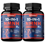 Pslalae - 30 000 mg NMNH Toidulisand - Resveratrool - Naha ja rakulise tervise jaoks 120*2