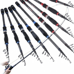 Carbon Spinning &Otilde;ngeritv 1,8M-3,0M Teleskoopilised Kaasaskantavad &Otilde;ngeridvad Peibutamisriistad 1.8 m punane