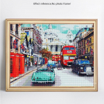 5D DIY teemantmaaling Scenic auto t&auml;isringi tikandid kivist pilt teemant 20X30