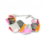 NOA [I5251] - Bracelet Cr&eacute;ateur 'Bora Bora' rose orange lilla