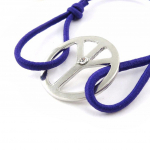 Les Tr&eacute;sors De Lily [J1111] - Bracelet fantaisie 'Peace' violet lilla