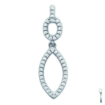 Les Tr&eacute;sors De Lily [L1154] - h&otilde;bedane ripats 'Sissi' h&otilde;bevalge - 28x9 mm valge