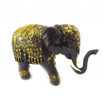 Les Tr&eacute;sors De Lily [K5295] &ndash; kuldpruun kujuke  India elevant  (12 cm) pruun