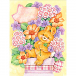 5D DIY Teemantmaali Loomade Ristpistes Teemanttikandid Lillemustrid 20X30CM