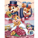 5D DIY Teemantmaali  Cartoon Orav  Ristpistega kodukaunistuse kingitus 20X30CM