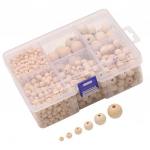 Partii 1150X Suure auguga Tavaline naturaalne puit &Uuml;mmargused vahehelmed lahtiselt ehete valmistamiseks K&auml;sit&ouml;&ouml; DIY Makraame k&otilde;rvar&otilde;ngad K&auml;ev&otilde;ru Kaelakee Aksessuaarid 6-20mm