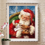 5D Teemantmaal Metsamaastik Kodukaunistus Ristpistes Mosaiik Juga maastik K&auml;sitsi valmistatud kingitus Teemantkunst Full Round 20X30CM