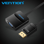 Vention Displayport VGA Adapter 1080P Display Port Isane VGA Female Konverter projektori HDTV monitori DP VGA adapteriks 0.15m must