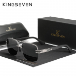 KINGSEVEN 2021 uhiuue disainiga p&auml;ikeseprillid meestele, polariseeritud gradiendiga p&auml;ikeseprillid, naiste meeste kandilised retroprillid M