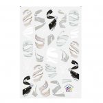 1 leht k&uuml;&uuml;nekleebised lint lilled mustriga manik&uuml;&uuml;ri tarvikud paberist kaunistavad k&uuml;&uuml;nte kleebised naistele 5