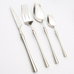 S&ouml;&ouml;gin&otilde;ud 18/10 Punase kullaga roostevabast terasest L&auml;&auml;ne lauan&otilde;ud praad &otilde;htus&ouml;&ouml;gi lusikad Noa ja kahvli komplekt majapidamises kasutatava kahvli teelusikatega 6set / 24pcs h&otilde;be