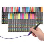 BIGTHUMB 36 v&auml;rvi v&auml;rvipliiatsid, &otilde;lip&otilde;hised v&auml;rvimarkerikomplektid, veekindel kiiresti kuivav kivide maalimiseks 36 Colors