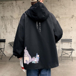 Jaapani My Neighbor Totoro riided Meeste kevad/suvi &otilde;huke vabaaja suur suurus Hongkongi stiil Trendikas langev kapuutsiga jope XXXXXL
