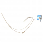 T&auml;iuslik Trend Chain Libisemisvastased prillid Kett number 8 Pikk silmakett Pael Prillid Ket Prillid Aksessuaarid kuld