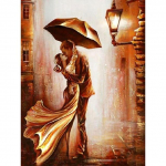 Imeline armastuse teemantmaali mosaiik t&auml;is&uuml;mmargune 5D DIY teemanttikandid romantiline paar kodukunsti ristpistes komplekt Full Round 20x25CM