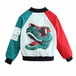 Laste &uuml;ler&otilde;ivad Beebiriided Laste Tuulejope Kevad- ja s&uuml;gismantlid Dinosauruste Joped Poistele Moodne jope 2T valge