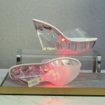 Naiste sandaalidSeksikad &ouml;&ouml;klubi K&otilde;rged kontsad Helendavad sussid Naiste kingad Catwalk Pole Dance Kingad Crystal naiste kingad LFD-1101-15 43 punane