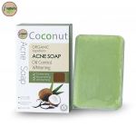 i-nature kookose akne seep, orgaaniline koostis, Oil Control valgendav, pehmendav, toitev, valgendav, 120 g. - Nahahooldus 120 g.