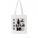 Jujutsu Kaisen l&otilde;uendist kott Jaapani anime naiste &otilde;lakott Naistele Tote Harajuku suure mahutavusega Vintage gooti multifilmide ostukotid 34*42cm